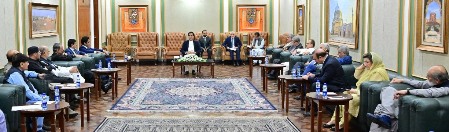 Islamabad 13.10.2026: Speaker National Assembly Sardar Ayaz Sadiq chairing the meeting of Business Advisory Committee at Parliament House.